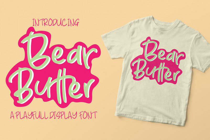 Bear Butter Display Font