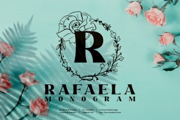 Rafaela Monogram Display Font