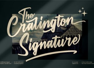 The Cralington Signature Script Font