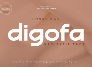 Digofa Sans Serif Font