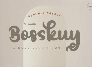 Bosskuy Script Font