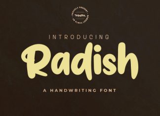 Radish Display Font