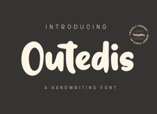 Outedis Display Font