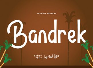 Bandrek Display Font