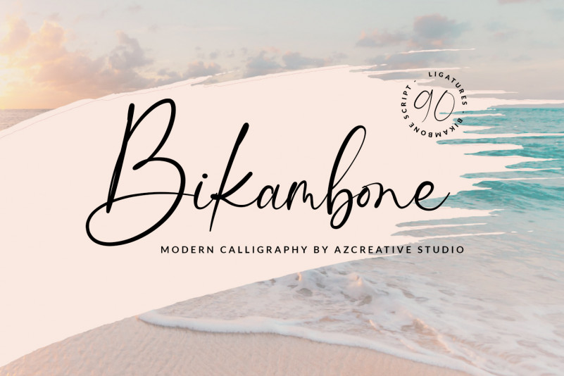 Bikambone Script Font