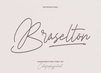 Braselton Handwritten Font