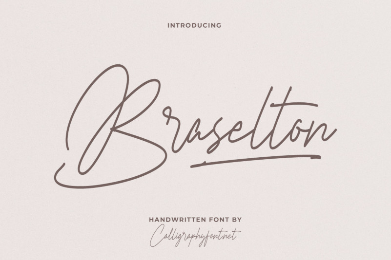 Braselton Font