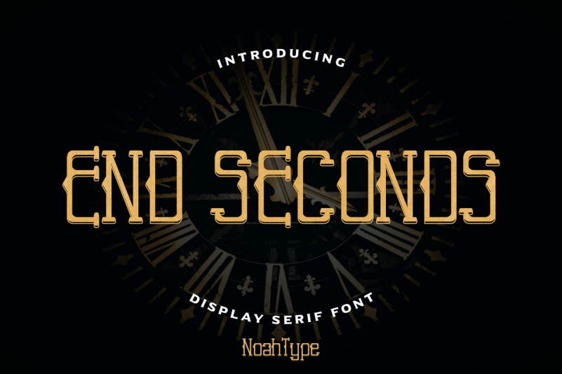 End Seconds Display Font 