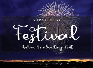 Festival Script Font