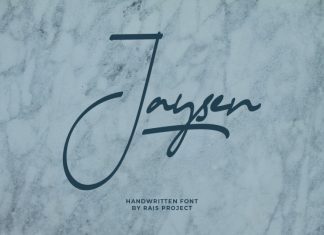 Jaysen Handwritten Font
