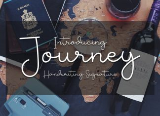 Journey Handwritten Font