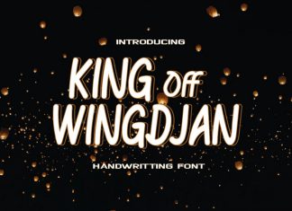 KING Off WINGDJAN Display Font