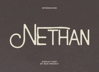 Nethan Display Font