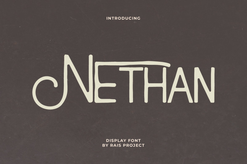 Nethan Display Font
