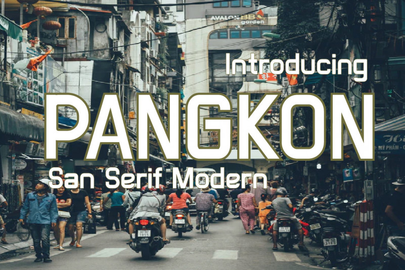 PANGKON Sans Serif Font