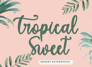 Tropical Sweet Script Font