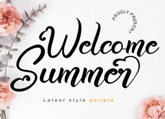 Welcome Summer Script Font