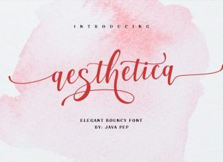Aesthetica Calligraphy Font