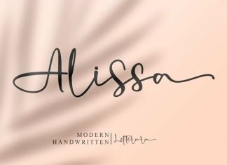 Alissa Calligraphy Font