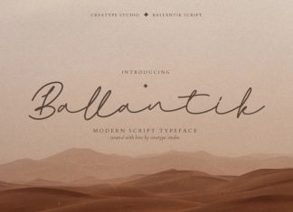 Ballantik Handwritten Font
