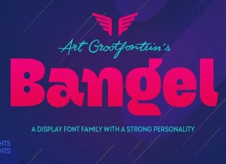 Bangel Display Font