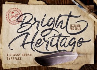 Bright Heritage Brush Font 
