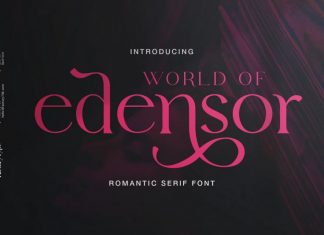 Edensor Serif Font