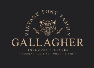 Gallagher Display Font