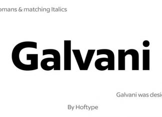Galvani Sans Serif Font