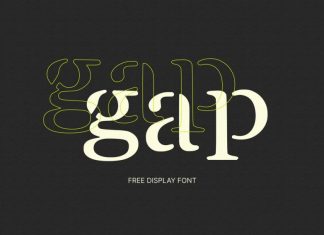 GAP Display Font