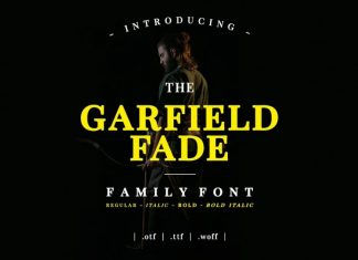 Garfield Fade Serif Font