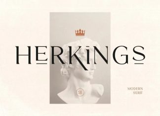 Herkings Serif Font
