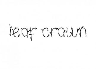 Leaf Crown Display Font