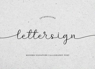 Lettersign Script Font