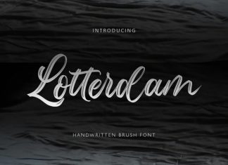Lotterdam Brush Font