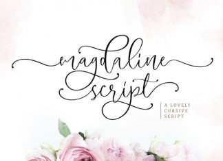 Magdaline Calligraphy Font
