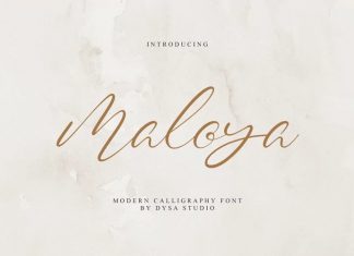 Maloya Script Font