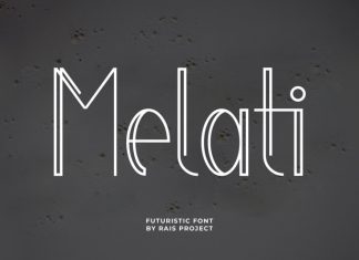 Melati Display Font