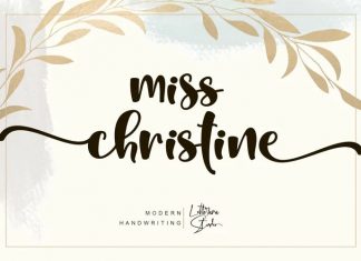 Miss Christine Script Font