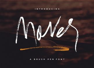 Mover Brush Font