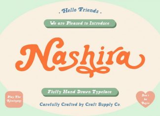 Nashira display Font