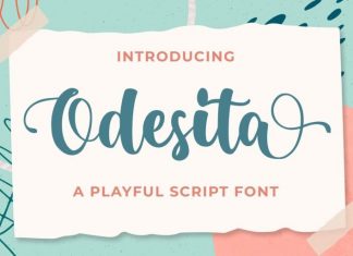 Odesita Script Font