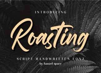 Roasting Bold Script Font