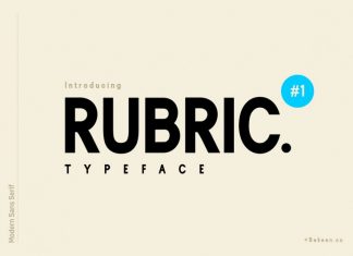 Rubric Sans Serif Font