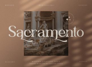 Sacramento Serif Font