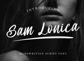Sam Lonica Script Font