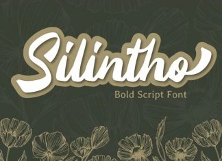 Silintho Brush Font