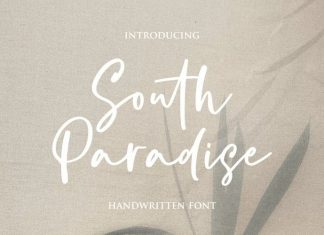 South Paradise Handwritten Font