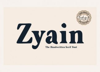 Zyain Serif Font