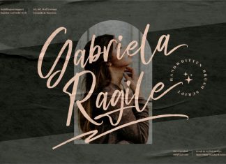 Gabriela Ragile Script Font